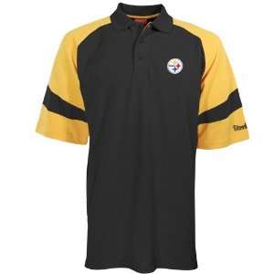    Pittsburgh Steelers Black The Captain Polo