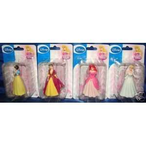  Disney Princess Toy or Cake Topper 4 Piece Set Ariel, Snow 