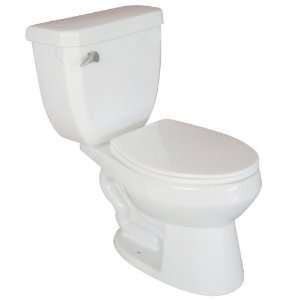   Ecokleen Close Coupled Two Piece Toilet with 12 Inch Rough In, White