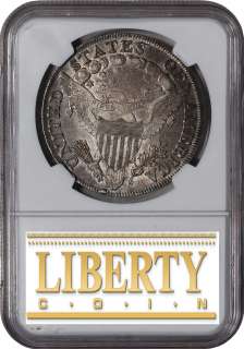   US Draped Bust Silver Dollar $1   Heraldic Eagle Reverse   NGC AU53