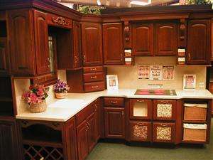 Kraftmaid Cherry Summit Kitchen Cabinet Display  