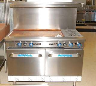   Out of Box Imperial 48 2 Burner Gas Range/36 Griddle, Model IR 2 G36