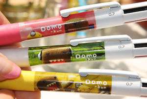 DomoKun 3 Multi Color Ball Point Pen JapaneseCharacter  