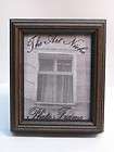 5x7 rustic walnut wood picture photo frame shadowbox expedited 