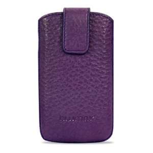  Original Blumax ® Purple Leather Case for Nokia 5800 with 