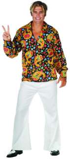 MENS DISCO PSYCHEDELIC 60S 70S HALLOWEEN COSTUME ADULT  