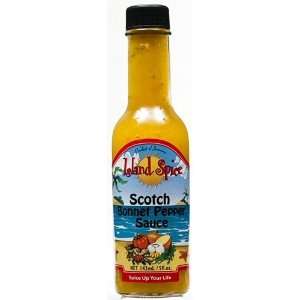 Island Spice Scotch Bonnet Pepper Sauce THREE 5oz Bottles  