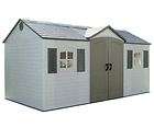 New Lifetime 6446 15 x 8 Outdoor Yard Storage Shed
