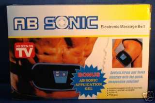 New Ab Sonic Electronic Massage Belt As Seen On TV  