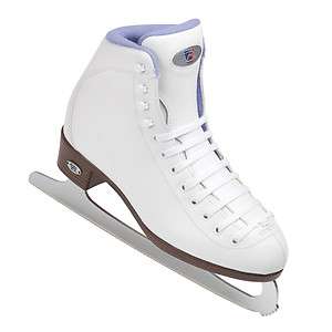   113 or 13 SF Soft Series White Adults Juniors Kids Figure Ice Skates