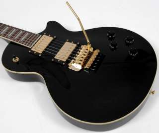 Electric Guitar Agile AL 2000 Black Floyd Rose Gold HW  