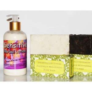   Shea Butter Soap & 1 Bar of Traditional African Black Soap with