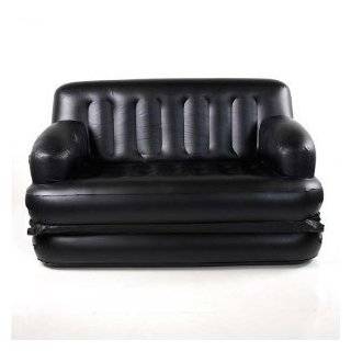  Smart Air Beds King Sized 5 x 1 Inflatable Sofa Bed, Black 