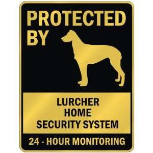  PROTECTED BY  LURCHER HOME SECURITY SYSTEM  PARKING SIGN 