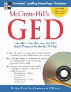 New McGraw Hills GED w/ CD Most Complete Study Program 9780071451994 