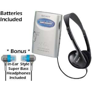  Sony Walkman Compact Portable Lightweight AM/FM Stereo Radio 