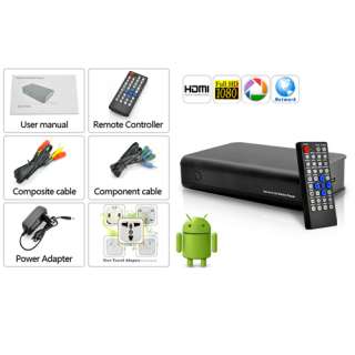 Android 2.2 Full HD 1080P WIFI Media Player TV Box HDMI  