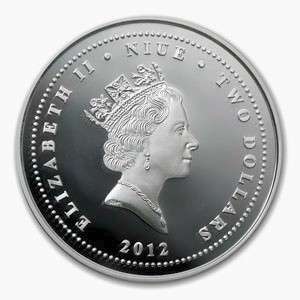 2012 NIUE $2 TITANIC 100TH ANNIVERSARY 1 OZ SILVER COIN SET COA ONLY 