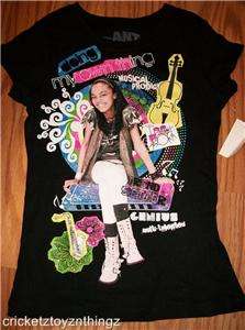 ANT FARM Disney Channel CHINA ANNE McCLAIN CHYNA Glitter Tee Shirt HIT 