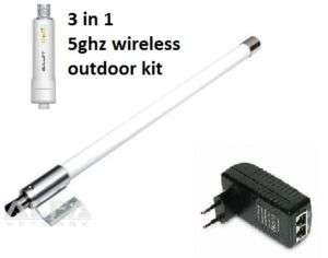 GHz 15dBi OMNI Antenna + Bullet M5 + POE Wireless KIT  