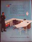 1956 Standard Office Furniture Desk Chairs vintage ad  