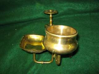 Vintage Brass Cup/Glass/Toothbrush Holder Rare #363 11  