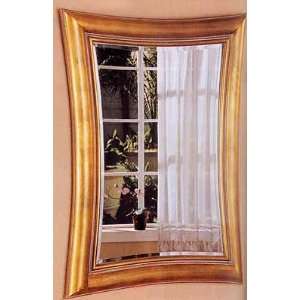 Beveled Mirror In Gold Finish Frame 