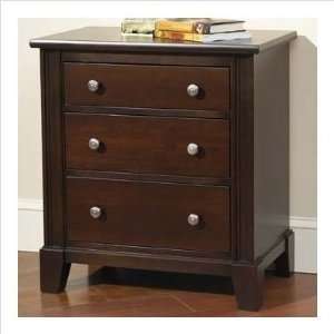   04 Lifestyle Maple Nightstand Finish Antique Brown Furniture & Decor