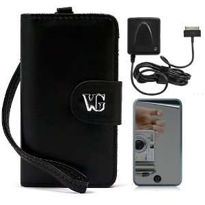  Melrose Leather Wallet Carrying Case for Apple iPod Touch 4th 