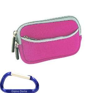   Case (Pink) with Carabiner Key Chain for the Archos 43 Internet Tablet