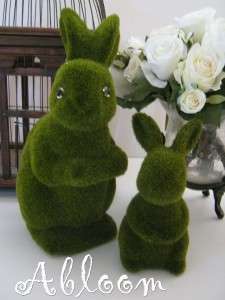 RABBIT~ Artificial Moss covered Rabbit Decoration ~  