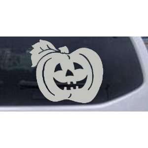 Silver 22in X 19.3in    Jack O Lantern Halloween Other Car Window Wall 