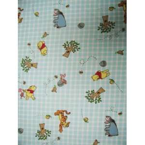 SheetWorld Fitted Pack N Play (Graco Square Playard) Sheet   Pooh Blue 