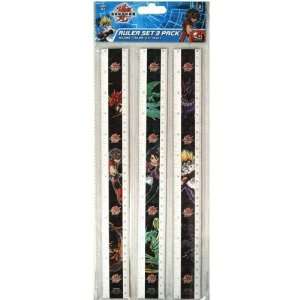  Bakugan 3 Pack Ruler In Bag With Header Case Pack 72 