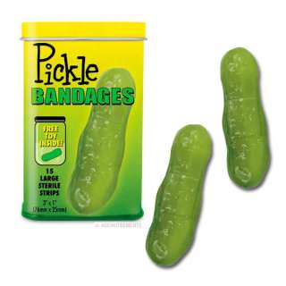 Set of New Pickle Bandages Band Aids  