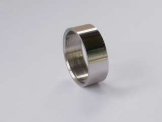   7MM Wide Flat Evgraveable Wedding Band Ring Sizes7 8 9 10 11  