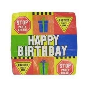    5 Construction Happy Birthday Mylar Balloons 