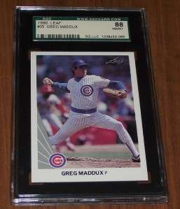 1990 Leaf Cal Ripken Greg Maddux Barry Bonds All GRADED  