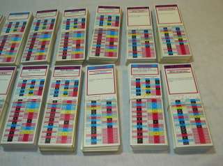 1985 PURSUE THE PENNANT BASEBALL MLB CARD LOT STAT GAME STATISTICAL 