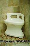 Corner Shower Seat for the handicapped bath tub or disabled shower 