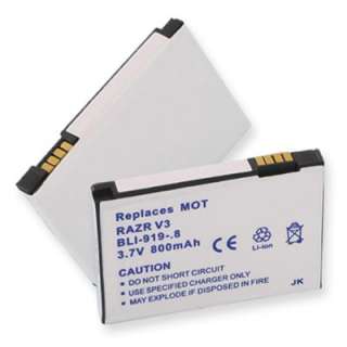 Battery For Motorola Razr V3 V3C V3E Replaces BR56  