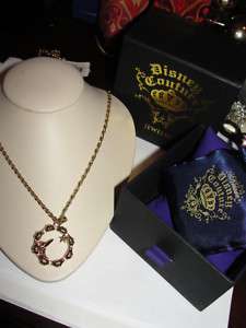 NWT Disney Couture Tinkerbell Circle Bamboo Necklace  