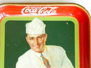 1927 Drink Coca Cola Fountain Sales, Soda Jerk Tray, SWEET   
