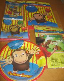 New Curious George Birthday Party Supplies Big Lot  
