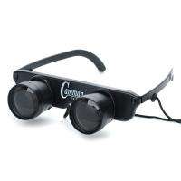 Glasses Style Fishing Binoculars Telescope Black 3X28  