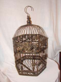 METAL Decorative Ornate Bird Cage with Door  