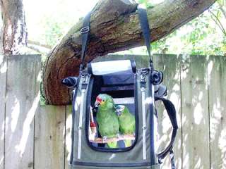 NEW Parrot Bird Pet Carrier Nylon Backpack  