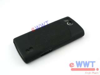 for Sony Ericsson W902i * Black Silicon Cover Soft Case  