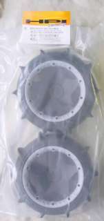 set includes two rear paddle tires two black super star wheels with 