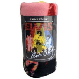 New 50X60 Elvis Presley Remembered Fleece Blanket Throw  